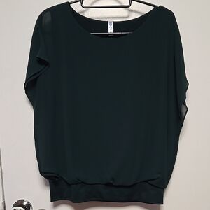 Dark Green Blouse